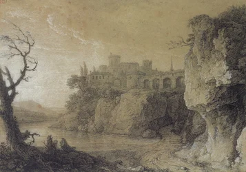 Landscape with a River and Fortified Village